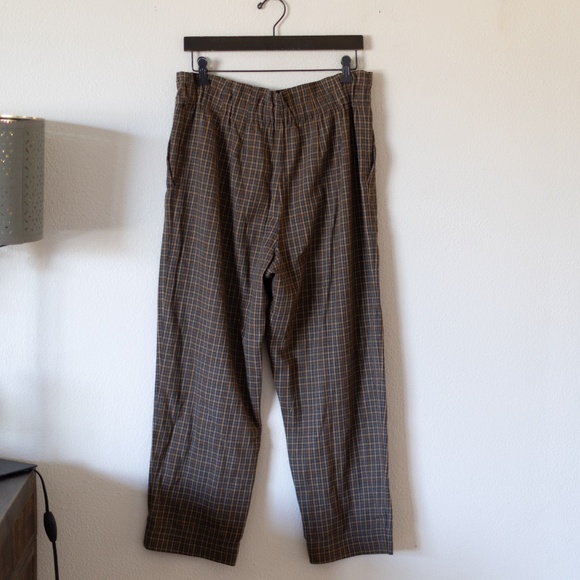 Madewell Plaid‎ Paperbag Tapered Pants - Picture 4 of 5